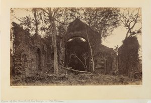 Rovine della chiesa di Las Monjas, Panama antica da Eadweard Muybridge