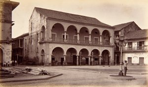 Il Cabildo, Panama da Eadweard Muybridge