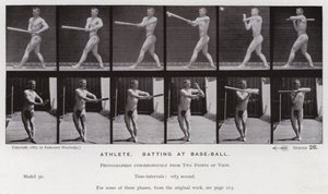 Figura umana in movimento: Atleta, battuta nel baseball