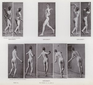 La figura umana in movimento: Cricket da Eadweard Muybridge