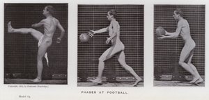 Figura umana in movimento: Fasi nel calcio da Eadweard Muybridge