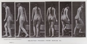 La figura umana in movimento: Fasi selezionate dalla serie 42 da Eadweard Muybridge
