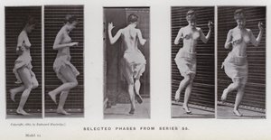 La figura umana in movimento: Fasi selezionate dalla serie 55 da Eadweard Muybridge