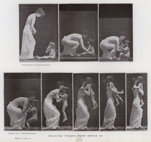 Figura umana in movimento: Fasi selezionate dalla serie 80 da Eadweard Muybridge