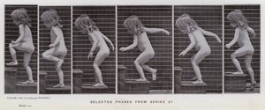 La figura umana in movimento: Fasi selezionate dalla serie 87 da Eadweard Muybridge