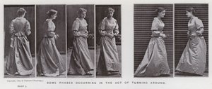 La figura umana in movimento: Alcune fasi nel girarsi da Eadweard Muybridge