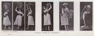 La figura umana in movimento: Varie fasi di movimento da Eadweard Muybridge