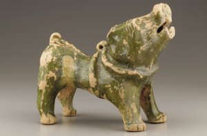 Figura tombale di un cane che abbaia, inizio 1°-inizio 3° secolo