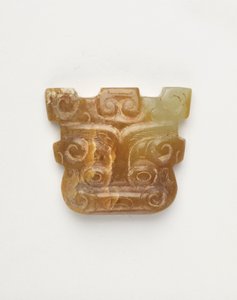 Pendente a forma di maschera animale, 650-500 a.C. da Eastern Zhou Dynasty Chinese School