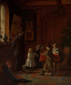 Tempo di Natale, La famiglia Blodgett da Eastman Johnson