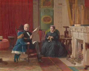 La famiglia Brown da Eastman Johnson