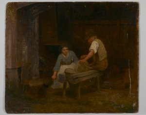 Gli schiavi fuggitivi da Eastman Johnson