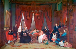 La famiglia Hatch, 1870-1871 da Eastman Johnson