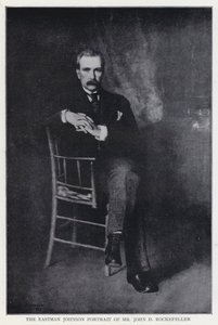 Il ritratto di John D. Rockefeller di Eastman Johnson da Eastman after Johnson