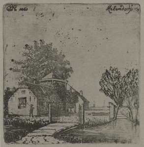 Veduta di Hekendorp da Eberhard Cornelis Rahms