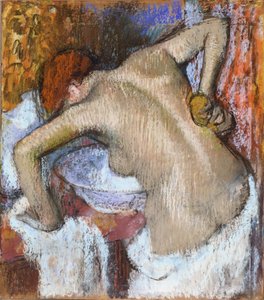 Donna che si Lava la Schiena da Edgar Degas