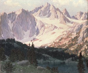 Lago nella High Sierra da Edgar Alwin Payne