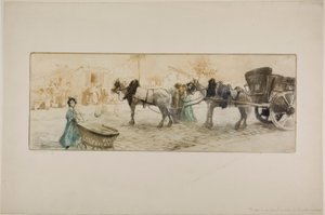 Una strada laterale nel quartiere di Grandes Carridres da Edgar Chahine