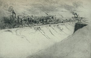 Saint Ouen visto dalle fortificazioni di Parigi, 1915