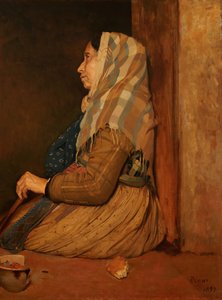 Una mendicante romana da Edgar Degas