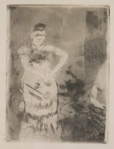 Un cantante da Edgar Degas