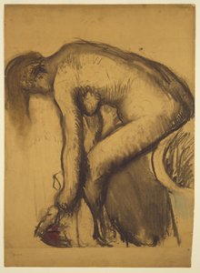 Dopo il bagno (Donna che si asciuga i piedi) da Edgar Degas