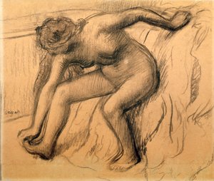 Dopo il bagno, 1892 da Edgar Degas