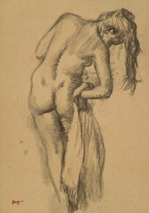 Dopo il bagno, c.1891-92 da Edgar Degas