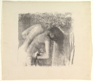 Dopo il bagno grande versione, 1891-92 da Edgar Degas