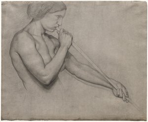 Angelo che suona una tromba da Edgar Degas