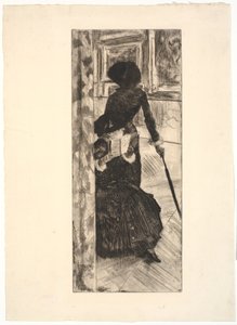 Al Louvre: La pittura (Mary Cassatt) da Edgar Degas