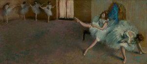 Prima del balletto da Edgar Degas