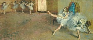 Prima del balletto da Edgar Degas