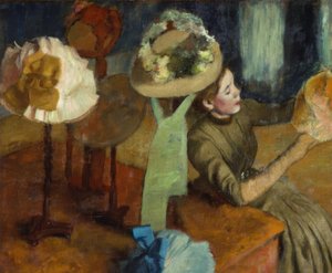 Dalla modista da Edgar Degas