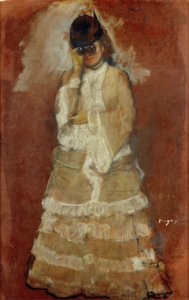 Signora con binocolo da Edgar Degas