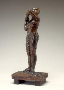 Ballerina che aggiusta la spallina del corpetto, 1880-1890