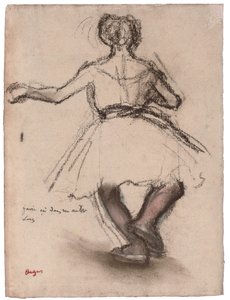 Ballerina, vista posteriore da Edgar Degas
