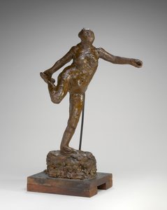 Ballerina che tiene il piede destro con la mano destra da Edgar Degas