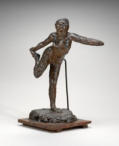 Ballerina che tiene il piede destro con la mano destra da Edgar Degas