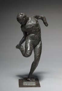 Danzatrice che guarda la pianta del piede destro, 1896-1897 da Edgar Degas