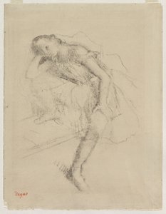 Ballerina a riposo, c. 1895 da Edgar Degas