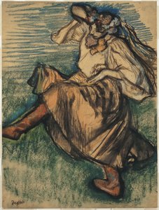 Ballerina in abito ucraino da Edgar Degas