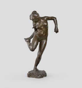 Danzatrice che guarda la pianta del suo piede destro, 1895-1903 da Edgar Degas