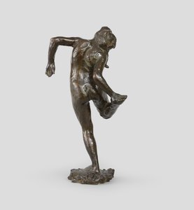 Ballerina che guarda la pianta del suo piede destro, 1895-1902 da Edgar Degas