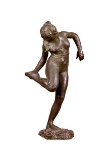 Ballerina che guarda la pianta del suo piede destro, c. 1890 da Edgar Degas