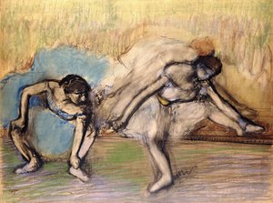 Ballerini a riposo da Edgar Degas