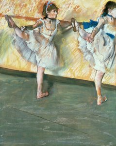 Ballerini alla sbarra, c.1877-79 da Edgar Degas