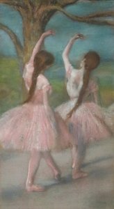 Ballerini in rosa da Edgar Degas