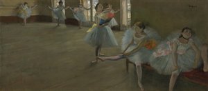 Ballerini in classe da Edgar Degas