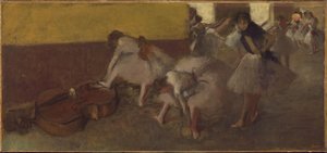 Ballerini nella sala verde